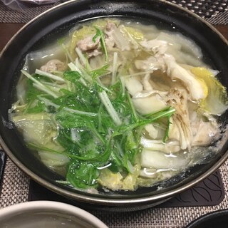 【糖質オフ】豆腐が主役のヘルシー野菜鍋☆